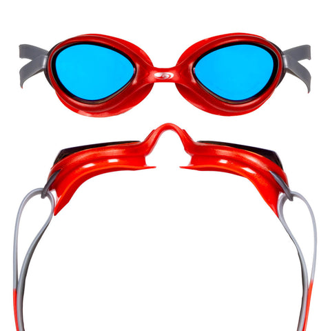 Flow Goggle - Frame Red | Blue Mirror Lens