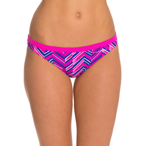 Performance Bikini Bottom - WXXS Chevron Pink