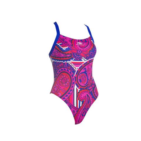 Racer Back - W22 Paisley Lotus Pink