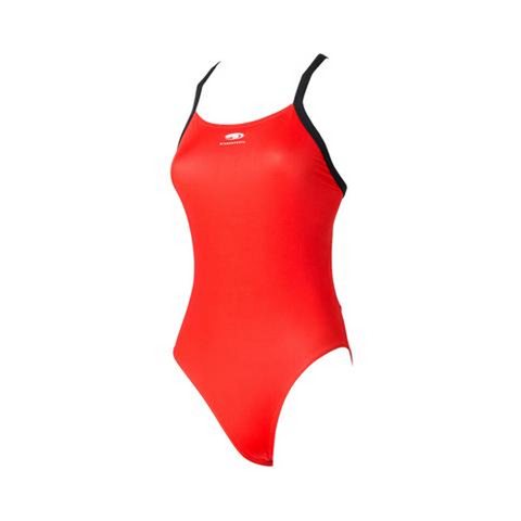 Racer Back Swimsuit - W 26 / Red